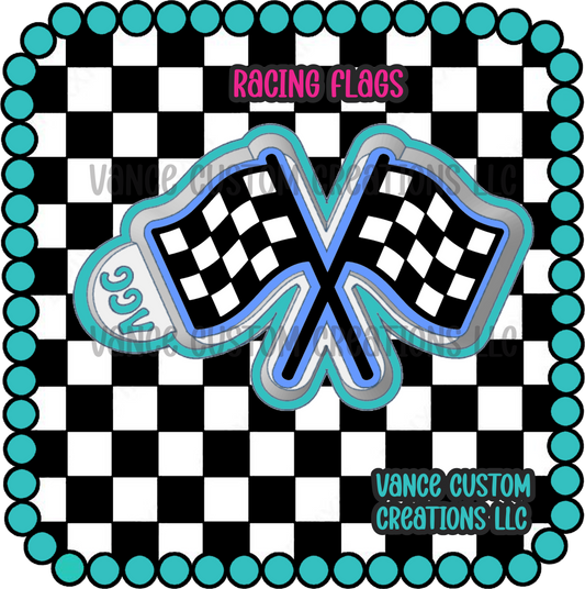 Racing Flags Freshie
